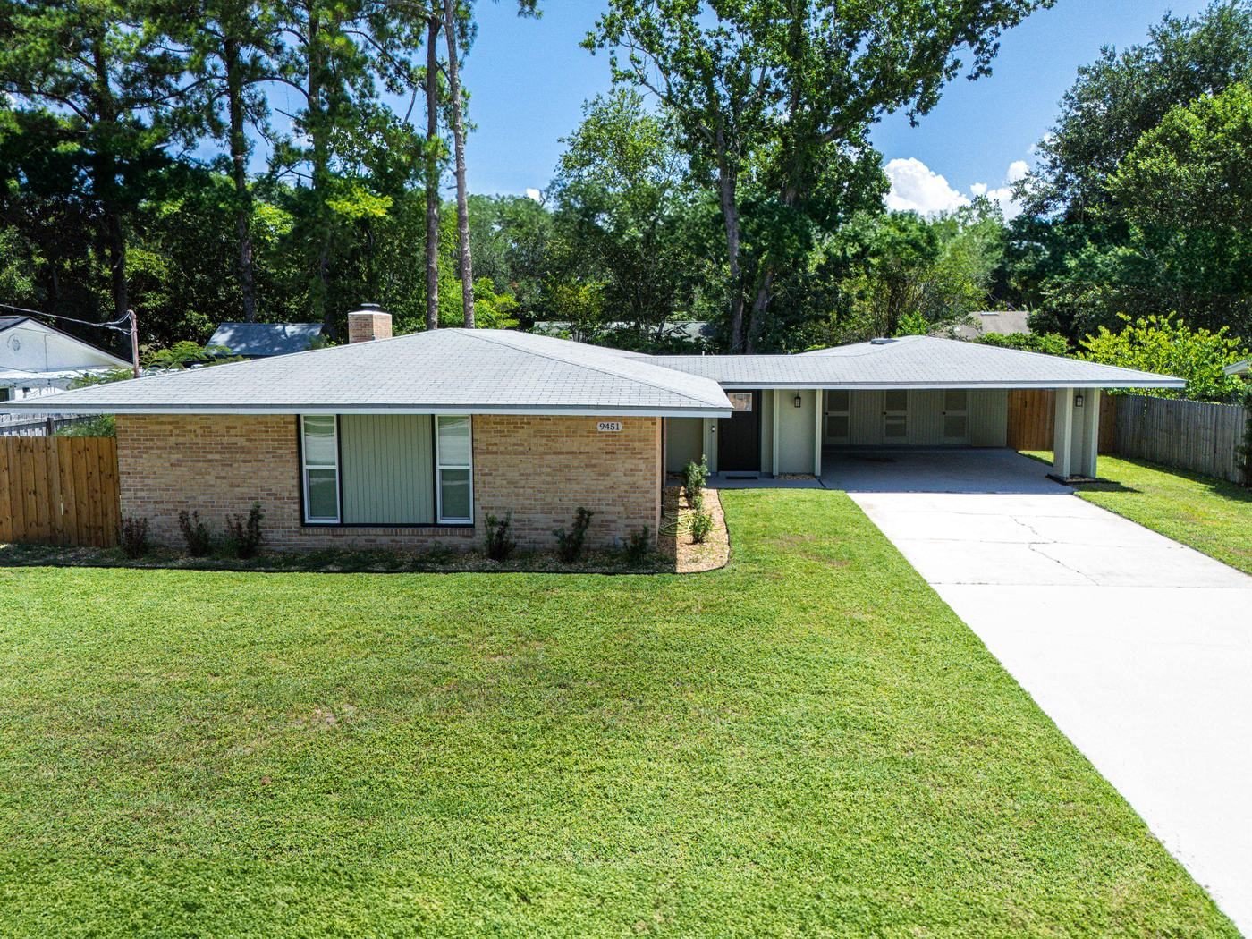 aerial & neighborhood at JaxStay furnished home in Mandarin Jacksonville Florida