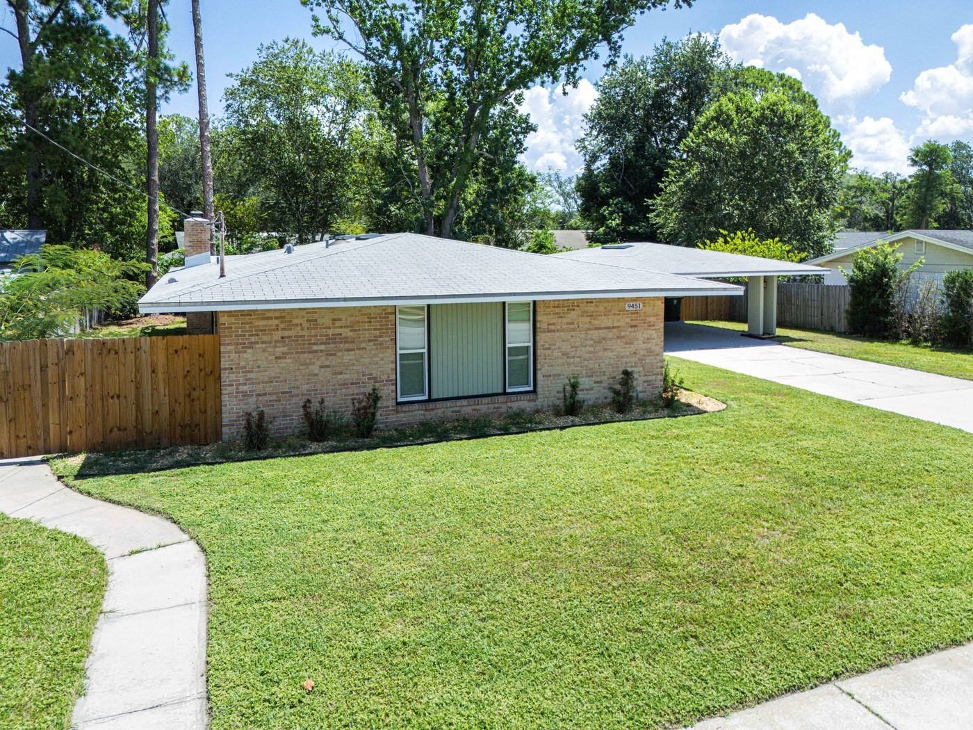 aerial & neighborhood at JaxStay furnished home in Mandarin Jacksonville Florida