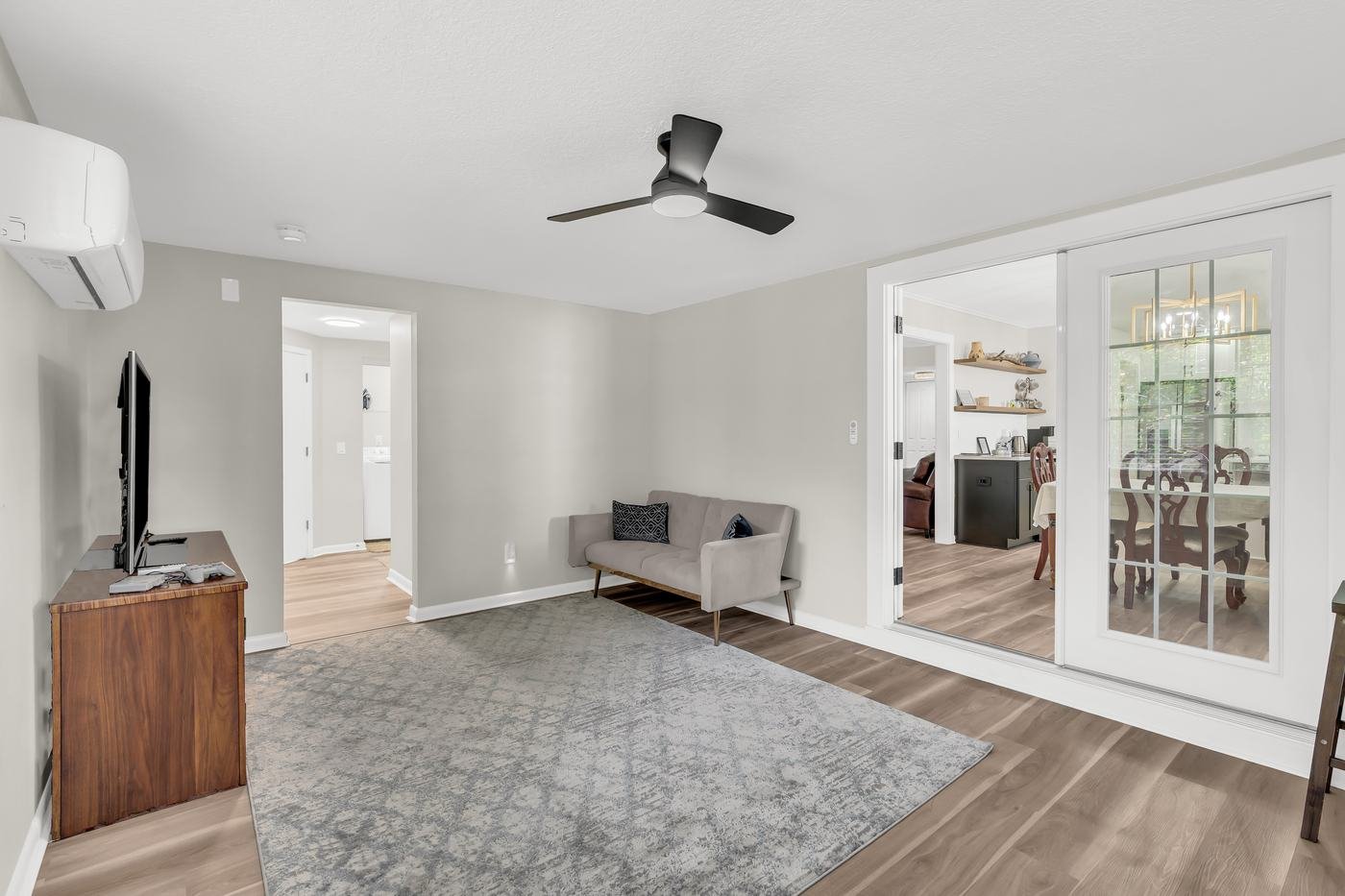 living spaces at JaxStay furnished home in Mandarin Jacksonville Florida