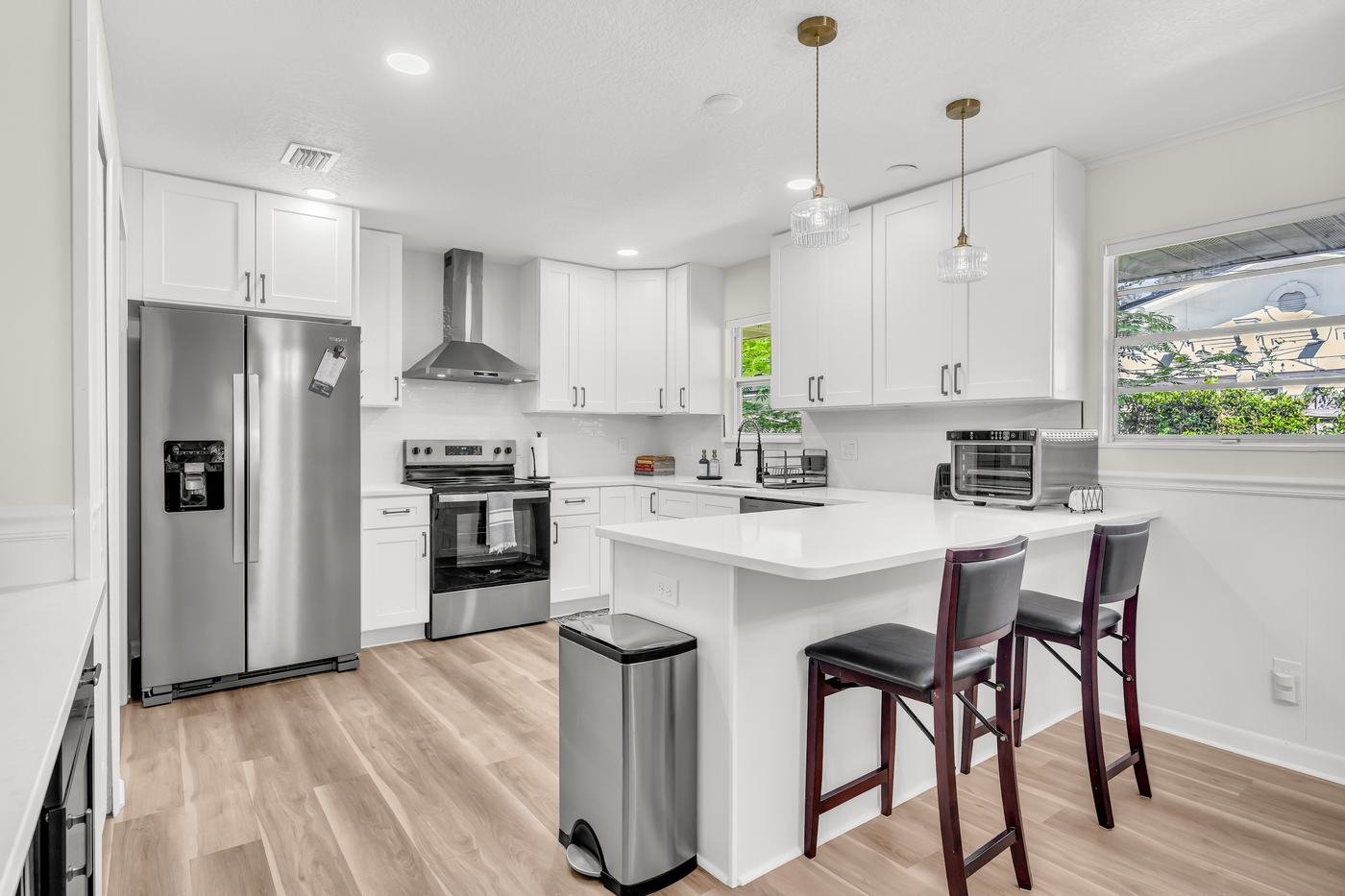Renovated kitchen at Mandarin Jacksonville furnished rental
