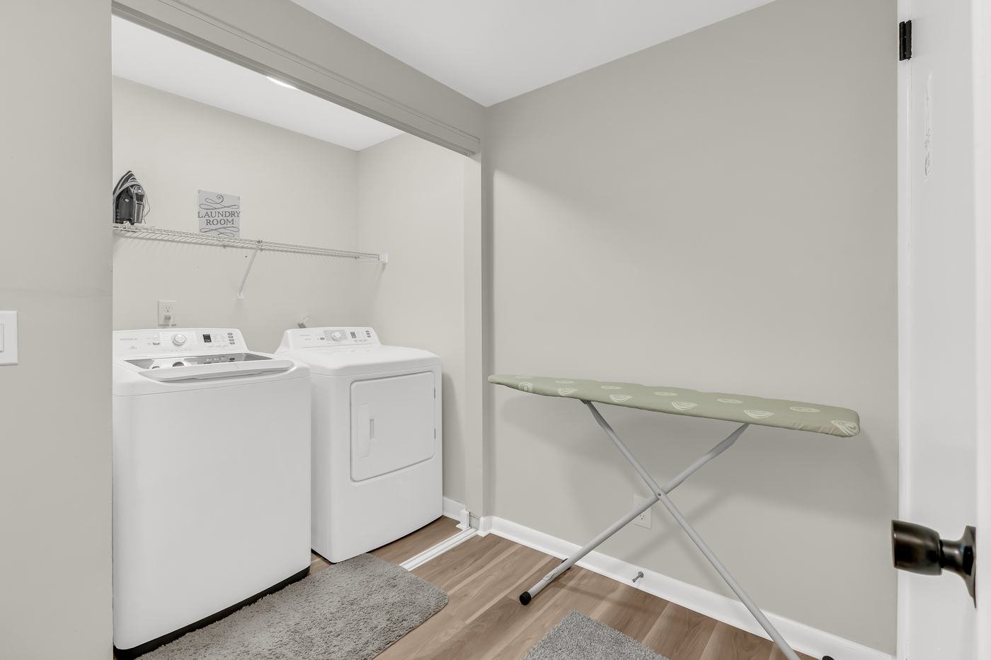 bathrooms & laundry at JaxStay furnished home in Mandarin Jacksonville Florida