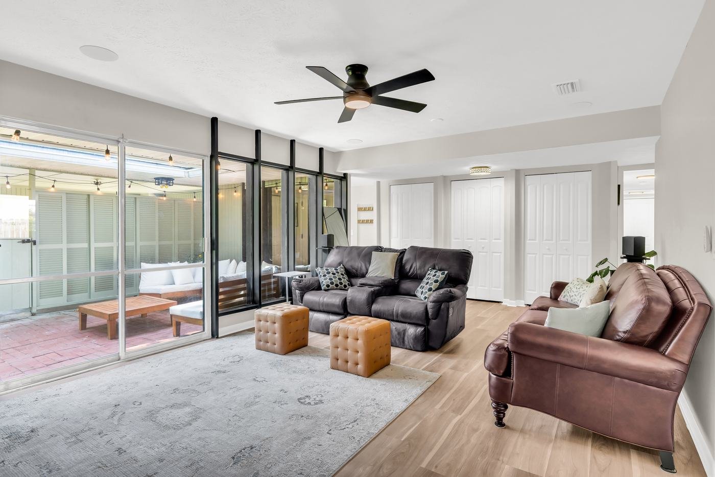 Bright living room at JaxStay Mandarin furnished home