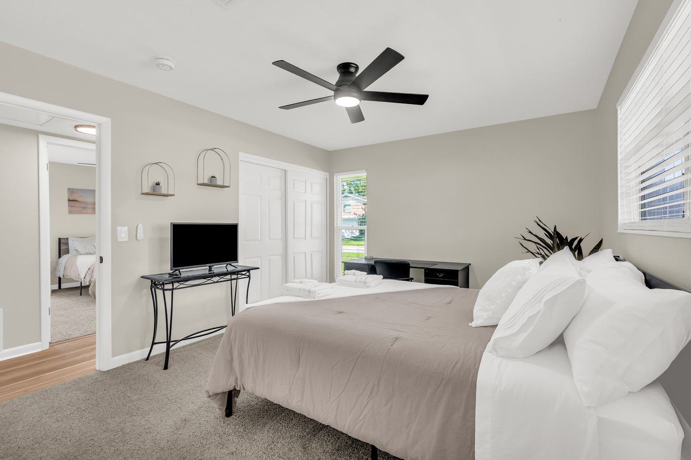 bedrooms at JaxStay furnished home in Mandarin Jacksonville Florida