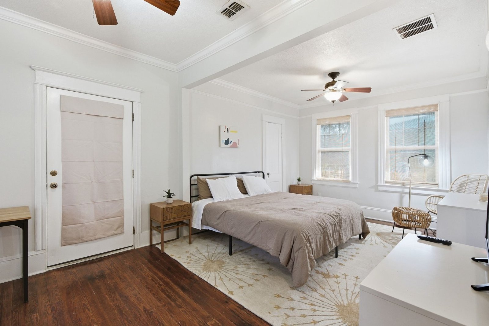 Spacious primary suite with private bath